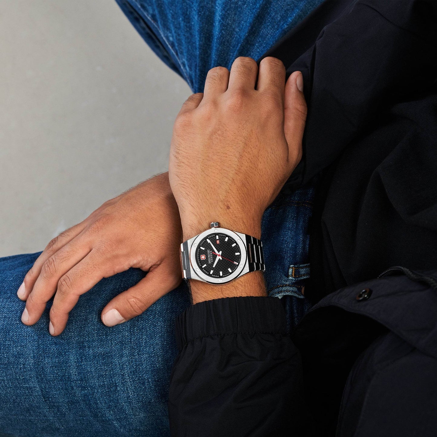 SIDEWINDER - Black/Silver - SwissAtelier