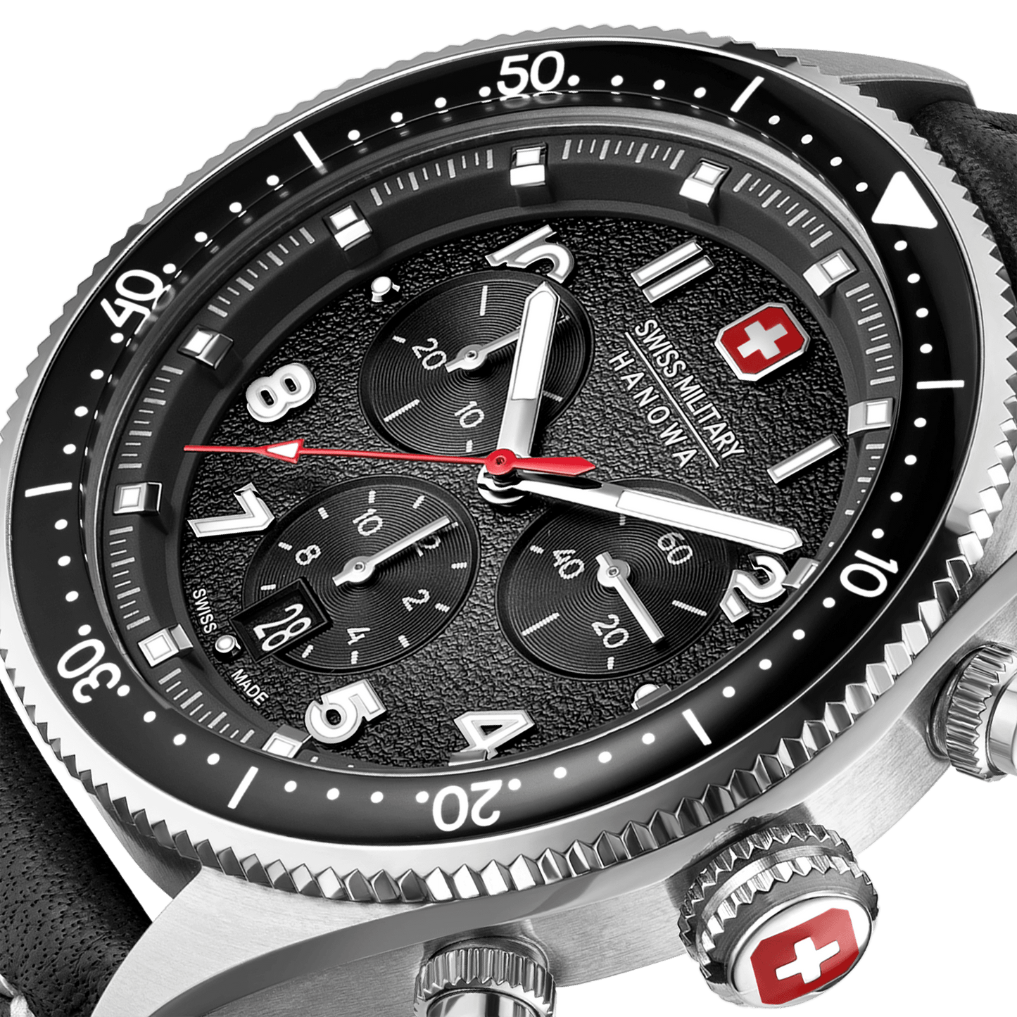 GREYHOUND CHRONO - Black - SwissAtelier