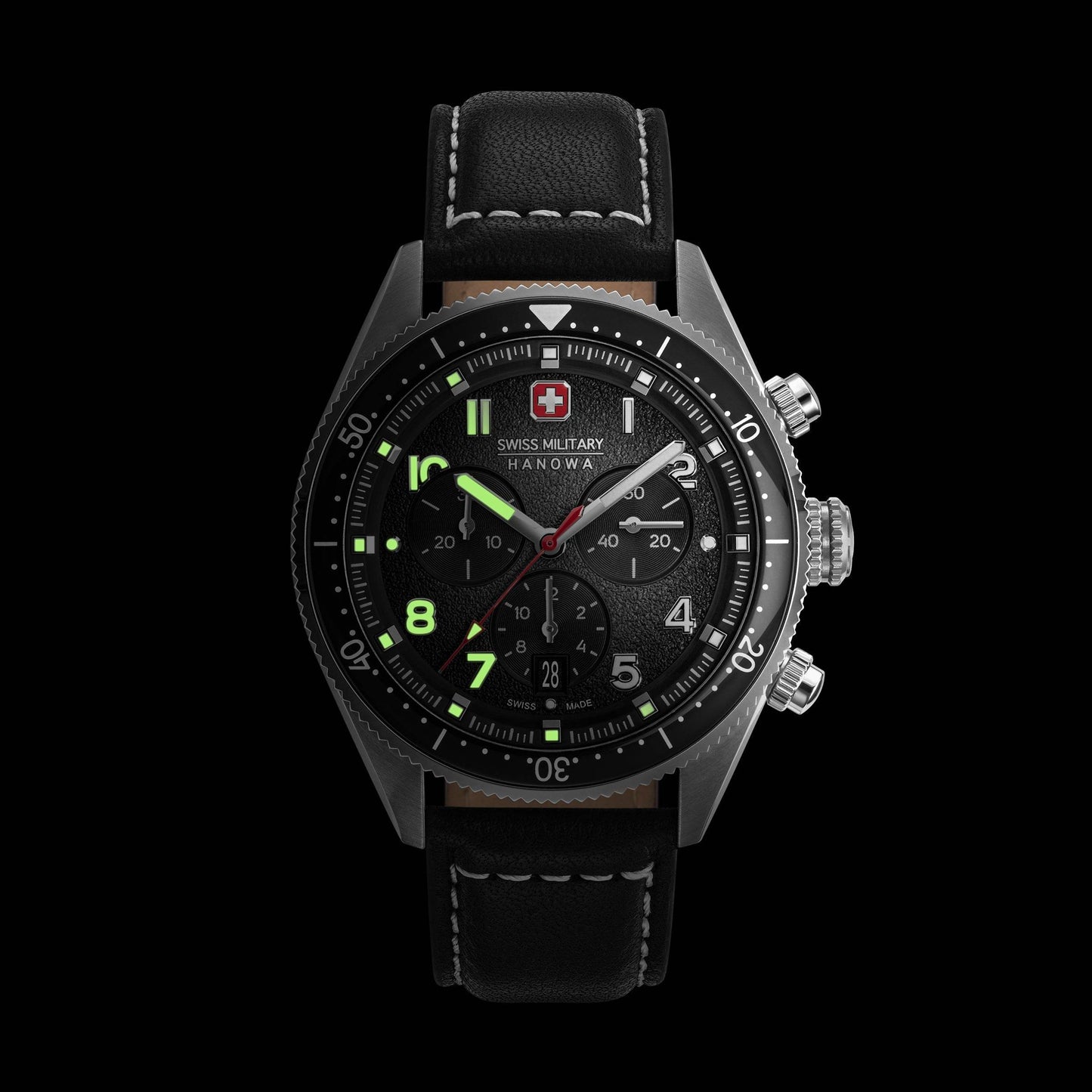 GREYHOUND CHRONO - Black - SwissAtelier