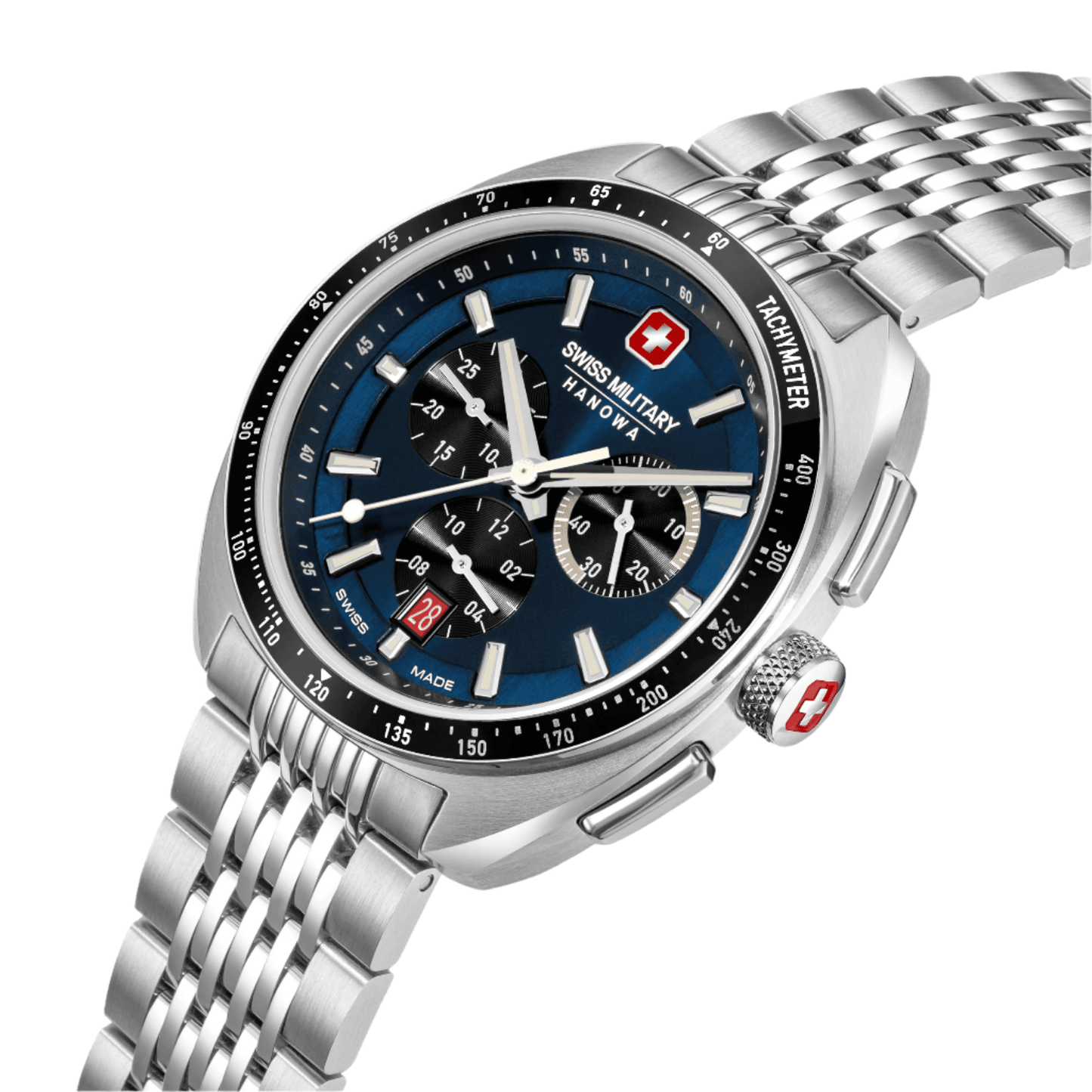 DEFENDER - Blue/Silver - SwissAtelier