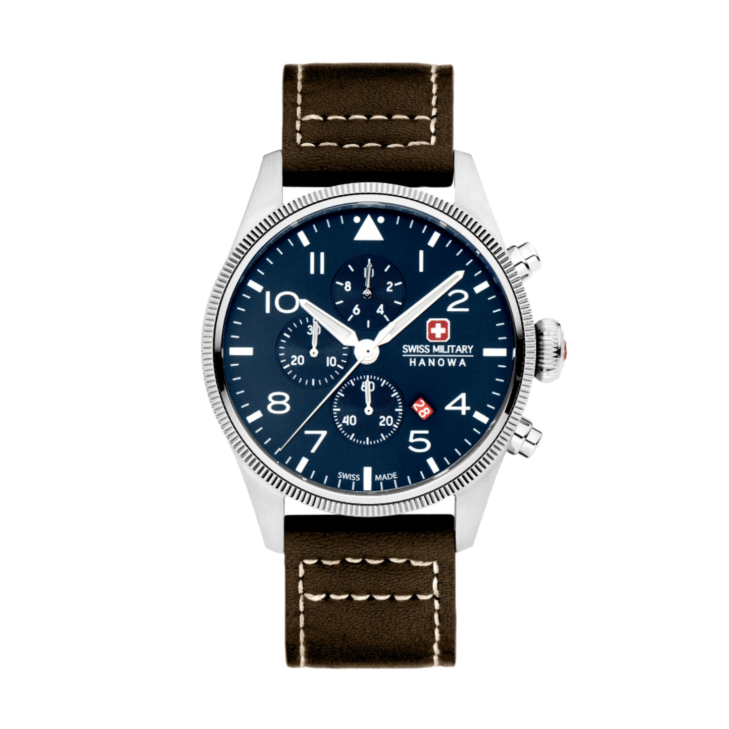 THUNDERBOLT CHRONO - Blue/Brown - SwissAtelier