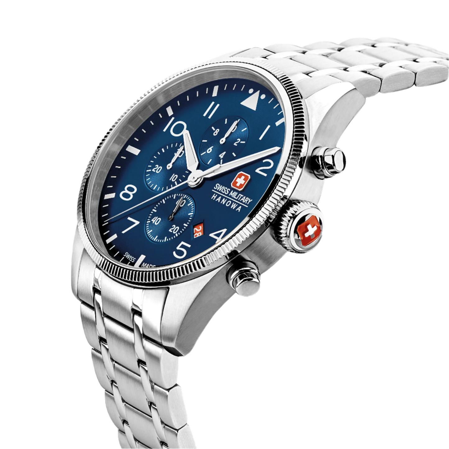 THUNDERBOLT CHRONO - Blue/Silver - SwissAtelier