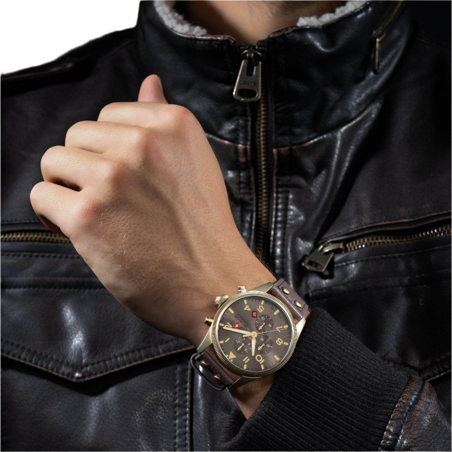 THUNDERBOLT CHRONO - Warm grey - SwissAtelier