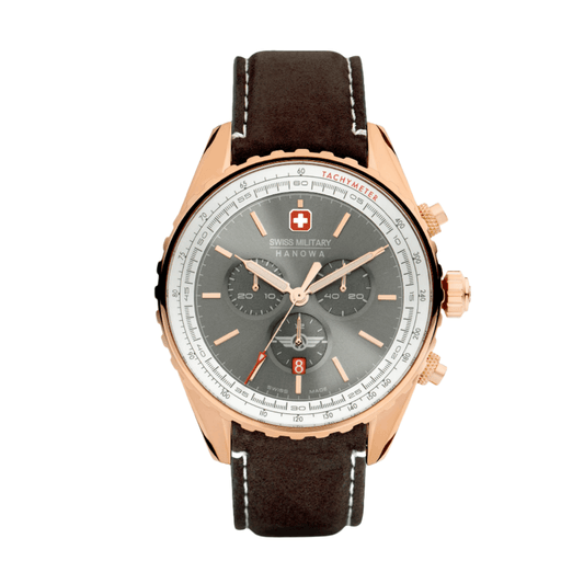 AFTERBURN CHRONO - Grey silver - SwissAtelier