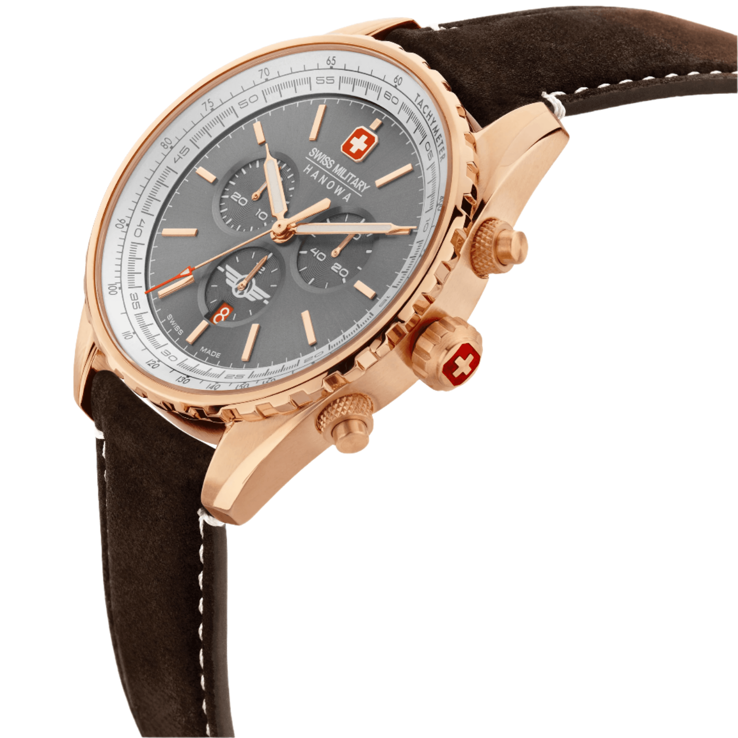AFTERBURN CHRONO - Grey silver - SwissAtelier