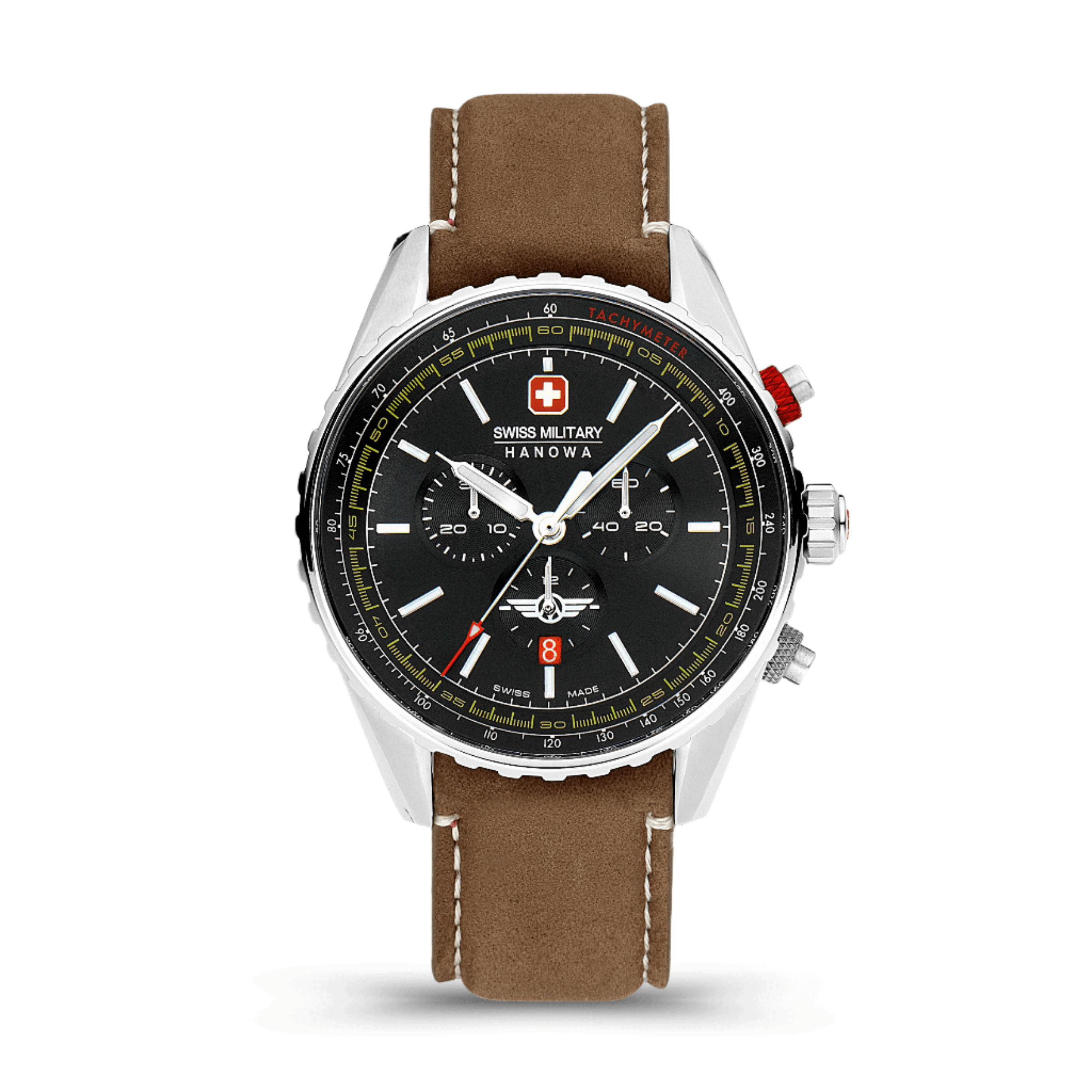 AFTERBURN CHRONO - Black/Brown - SwissAtelier