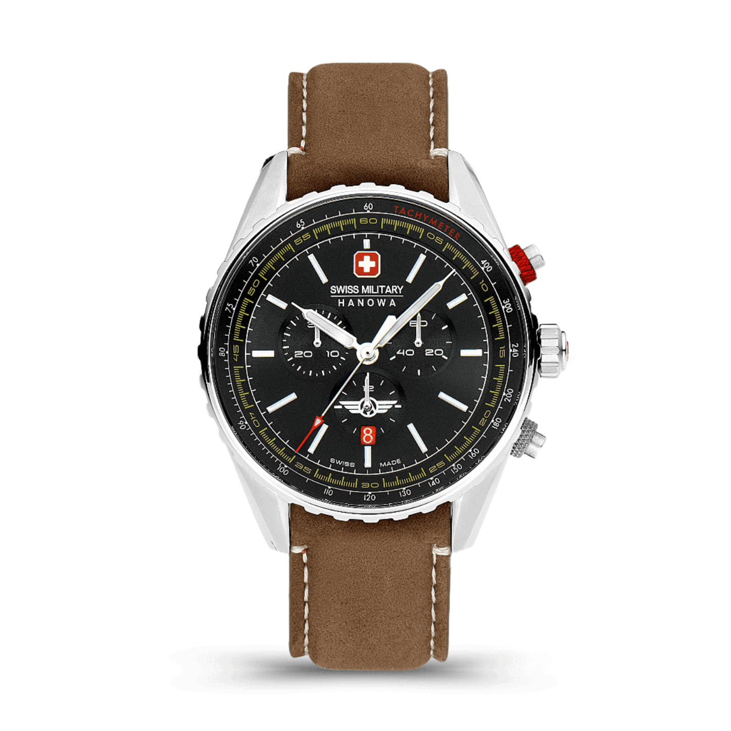 AFTERBURN CHRONO - Black/Brown - SwissAtelier
