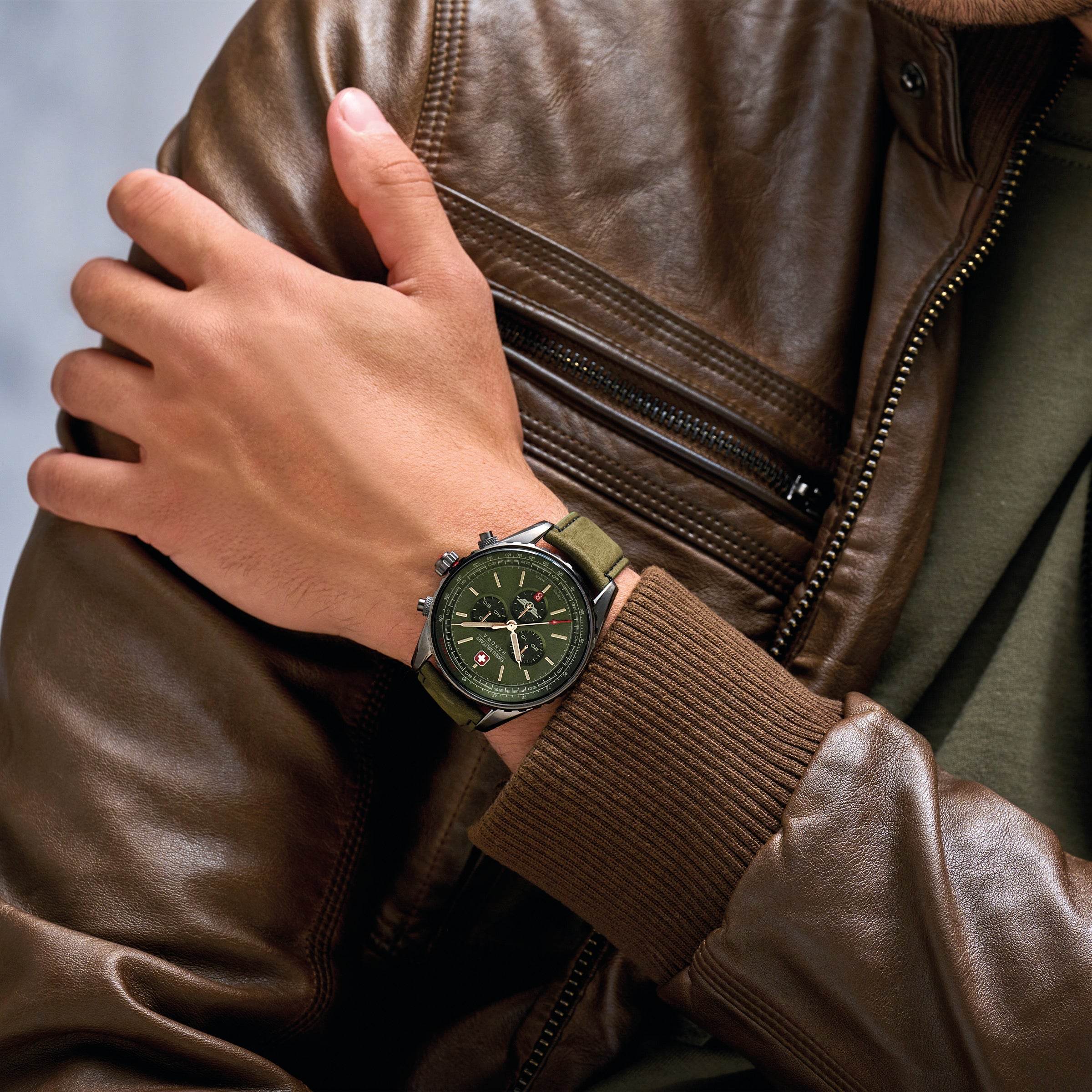 AFTERBURN CHRONO - Seaweed green - SwissAtelier