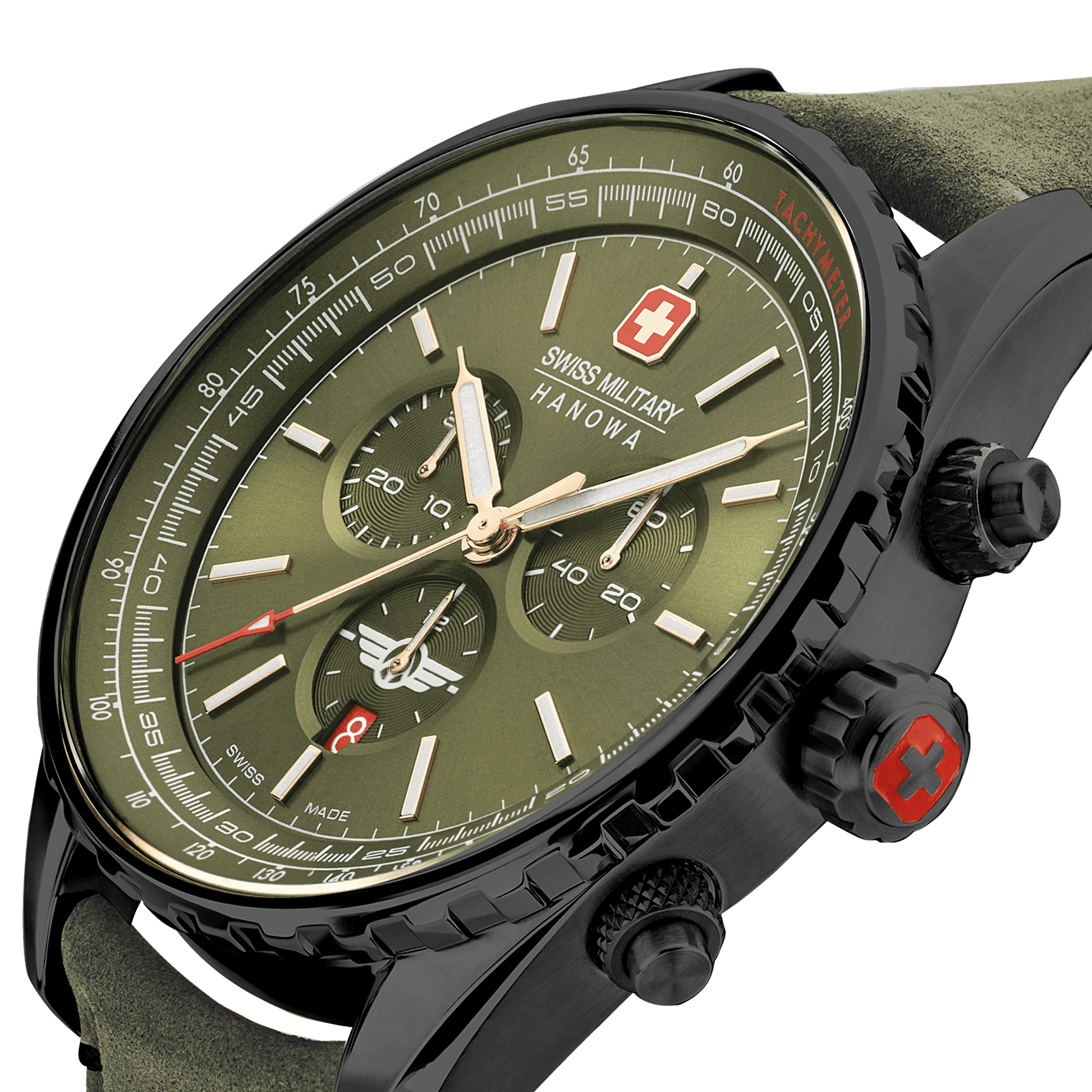 AFTERBURN CHRONO - Seaweed green - SwissAtelier