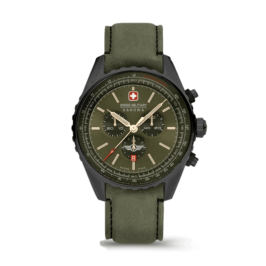 AFTERBURN CHRONO - Seaweed green - SwissAtelier