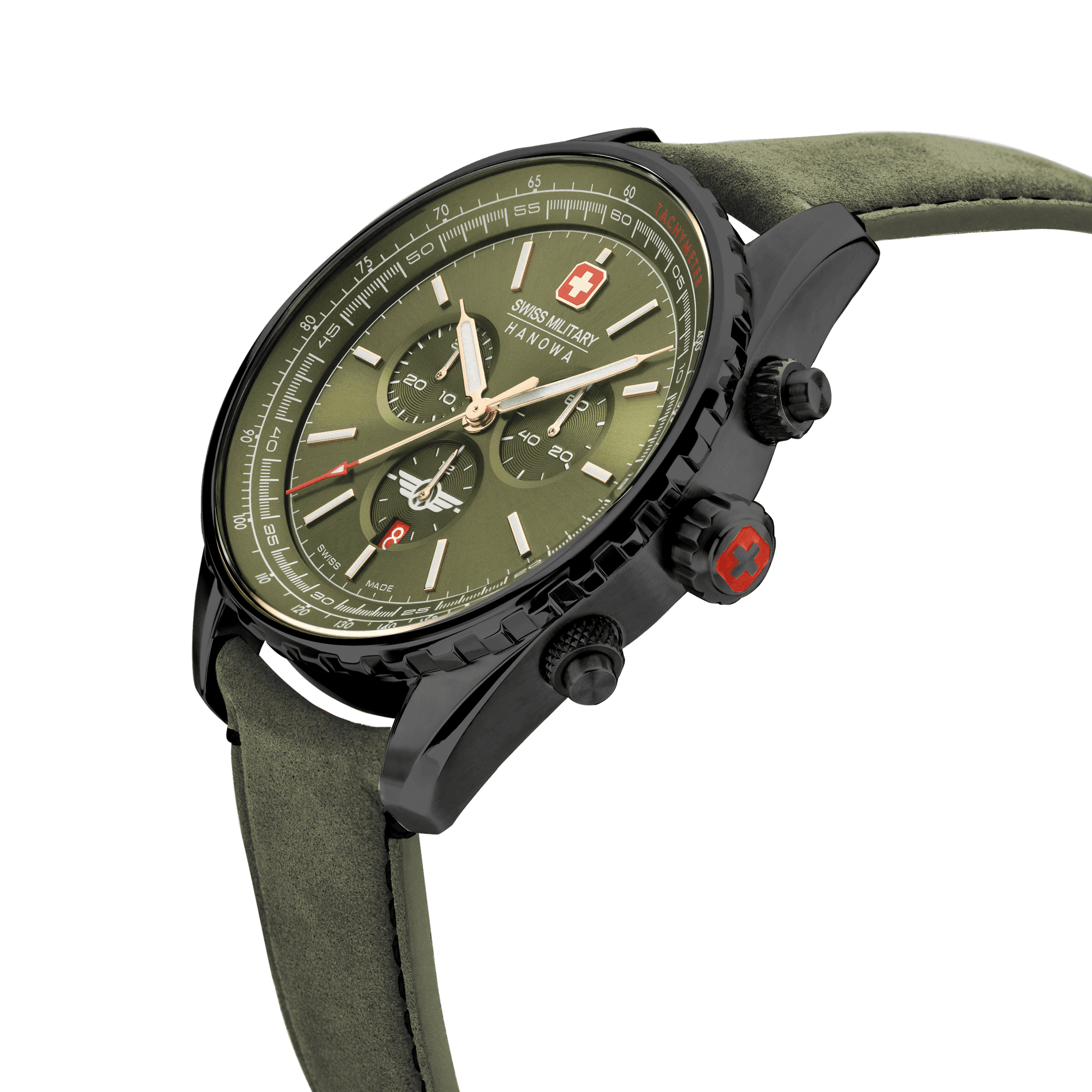 AFTERBURN CHRONO - Seaweed green - SwissAtelier
