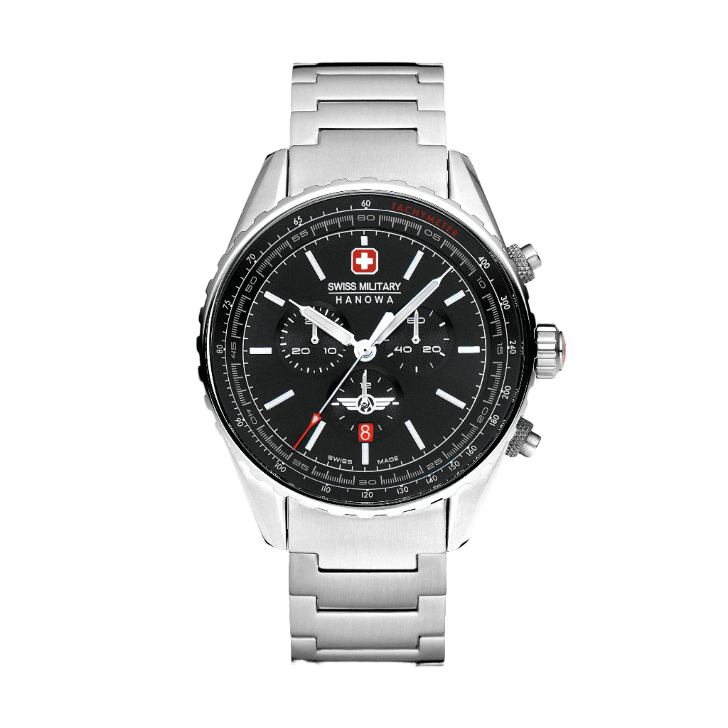 AFTERBURN CHRONO - Black/Silver - SwissAtelier