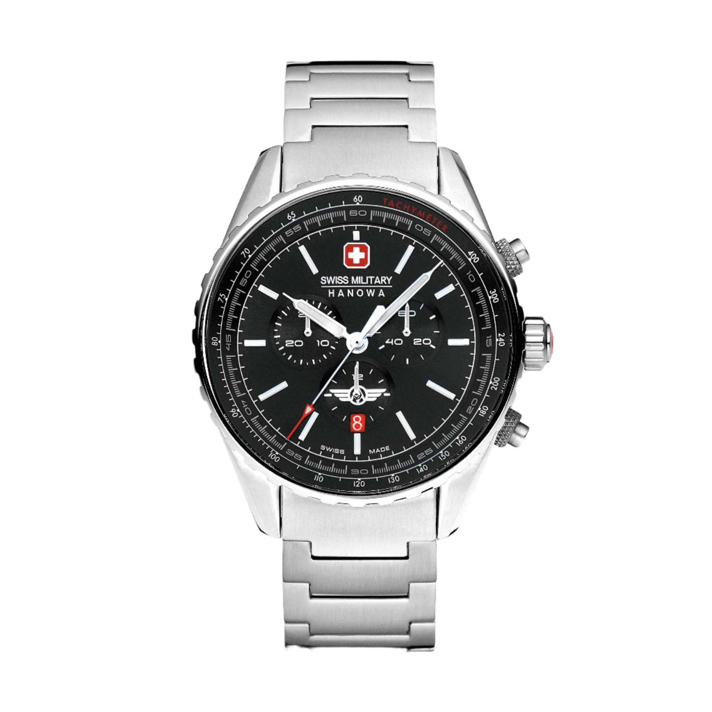AFTERBURN CHRONO - Black/Silver - SwissAtelier