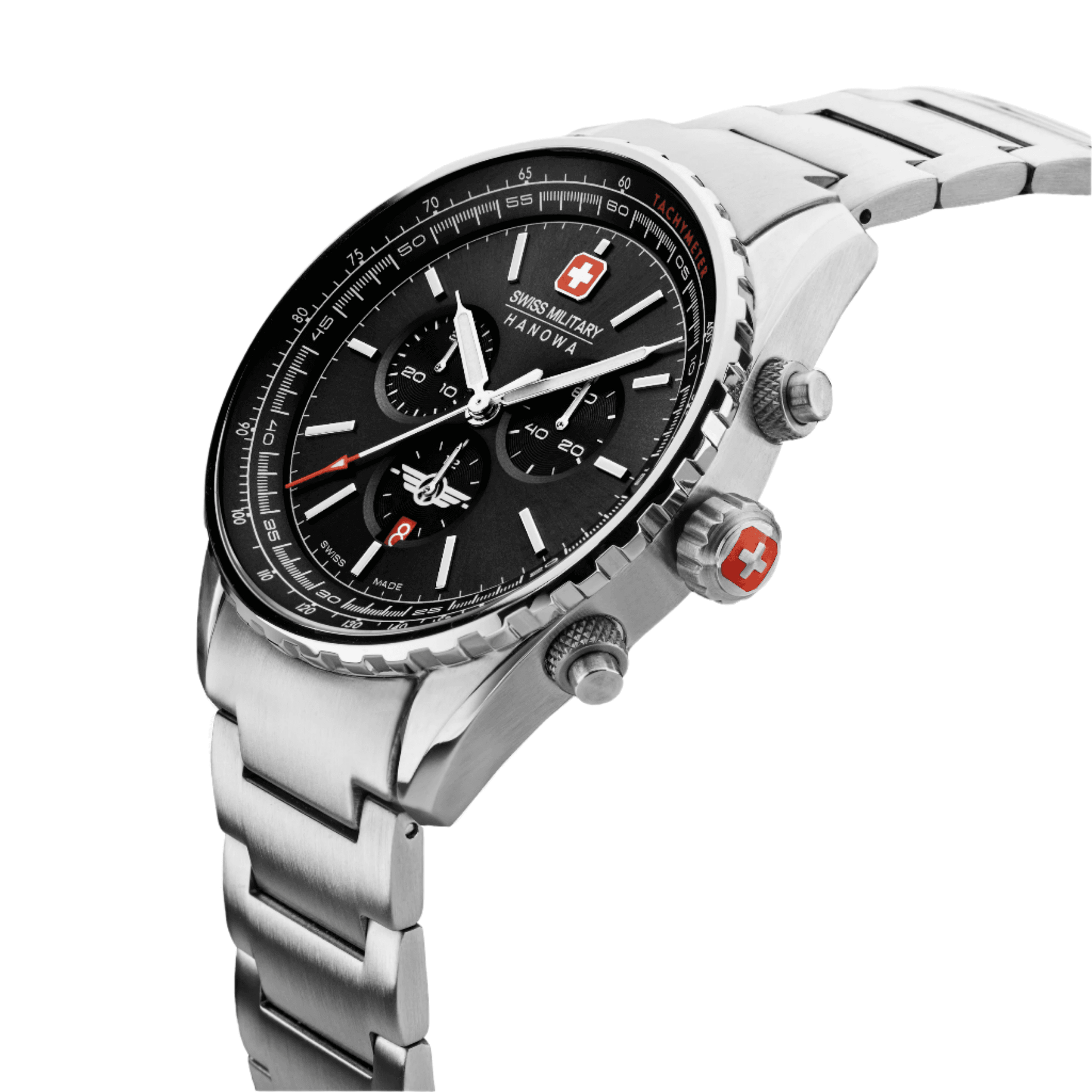 AFTERBURN CHRONO - Black/Silver - SwissAtelier