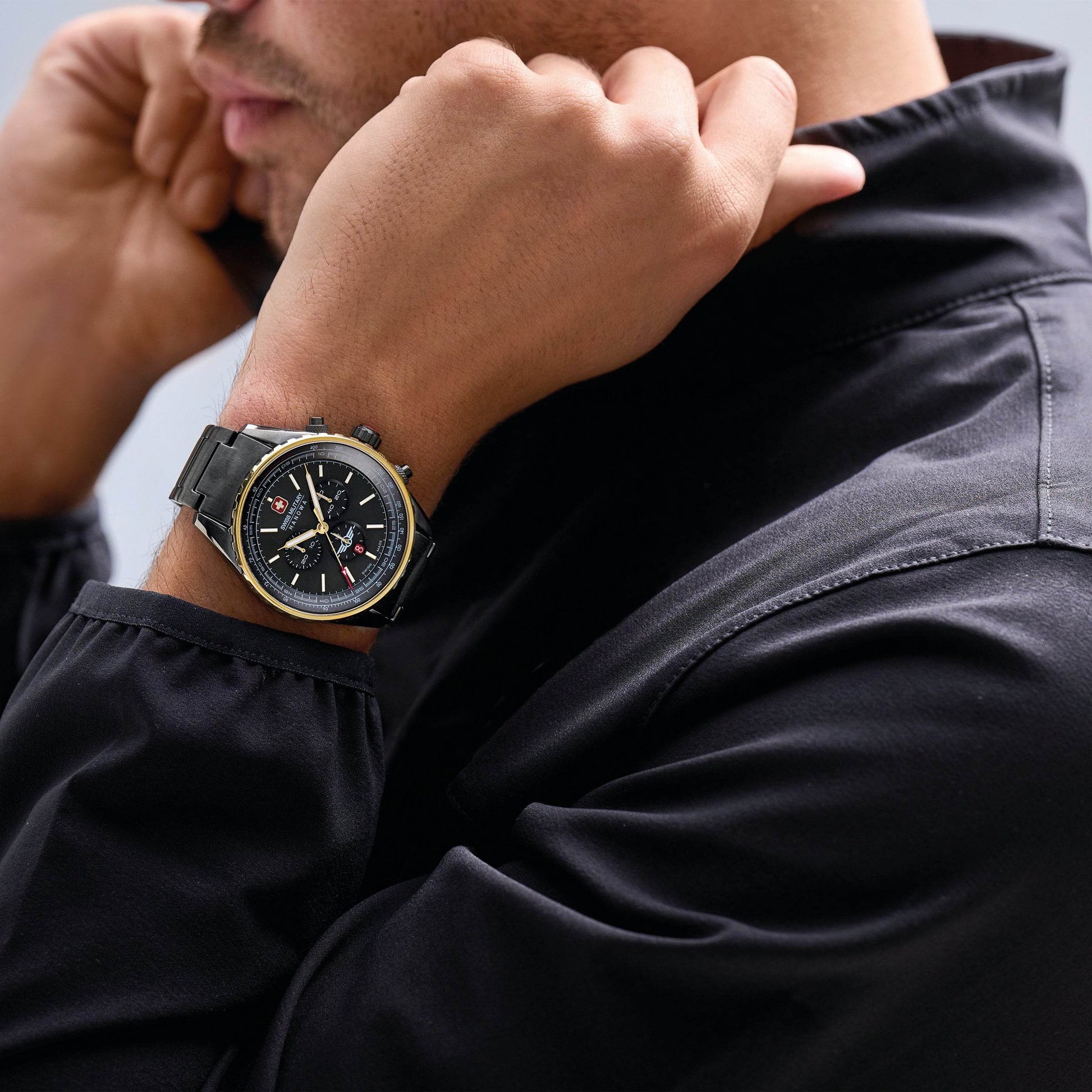 AFTERBURN CHRONO - Dark grey - SwissAtelier