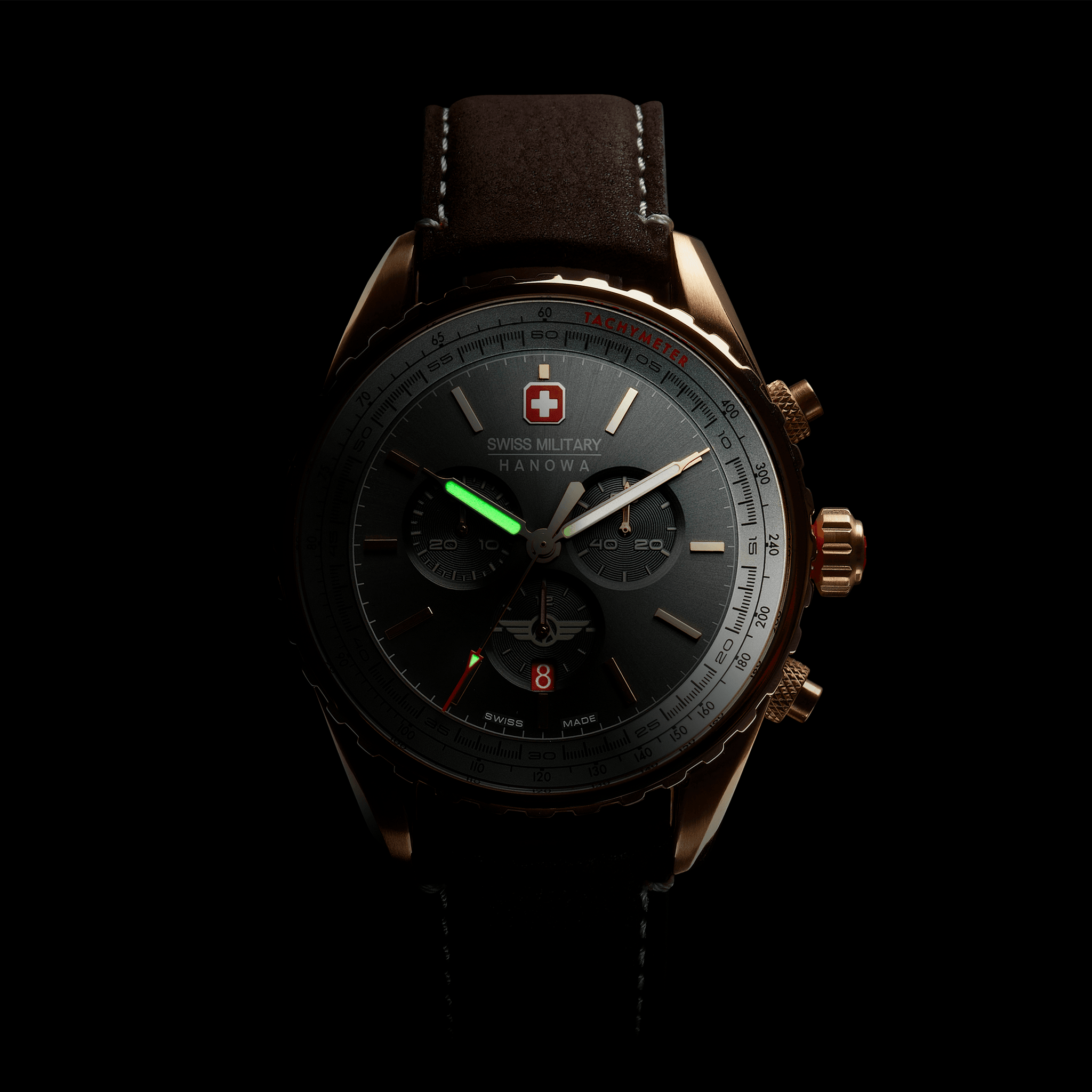 AFTERBURN CHRONO - Grey silver - SwissAtelier