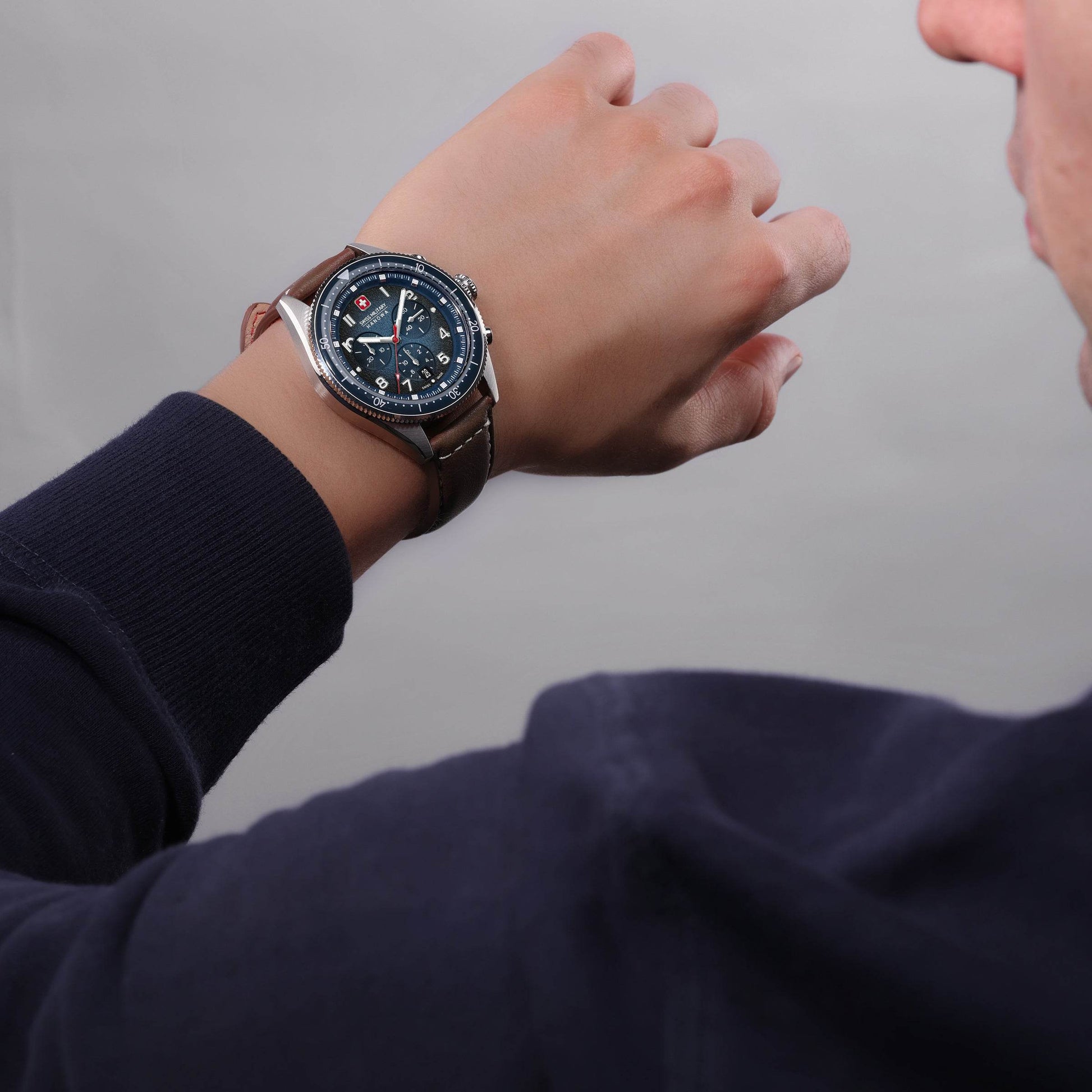 GREYHOUND CHRONO - Blue - SwissAtelier