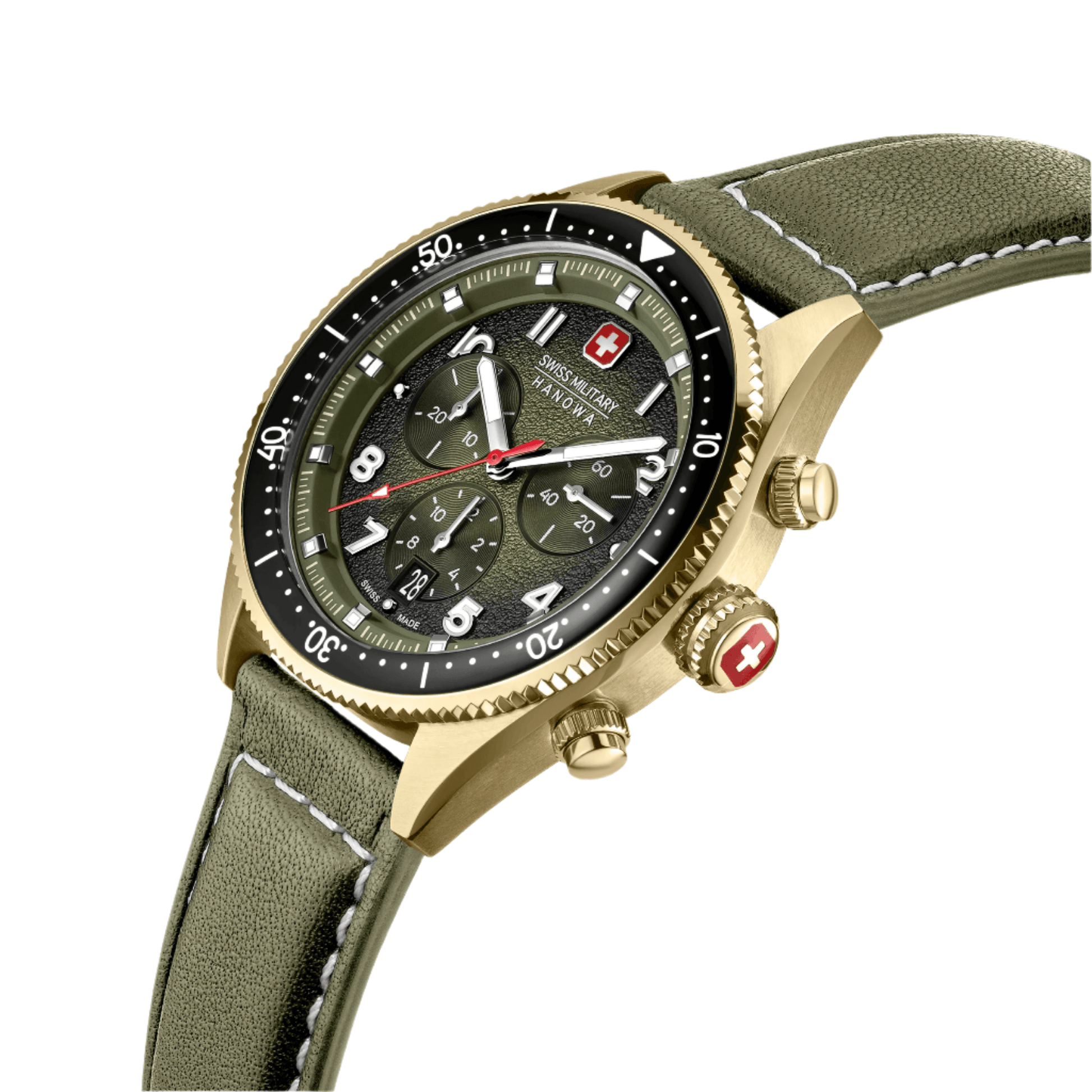GREYHOUND CHRONO - Green - SwissAtelier