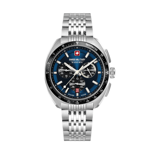 DEFENDER - Blue/Silver - SwissAtelier