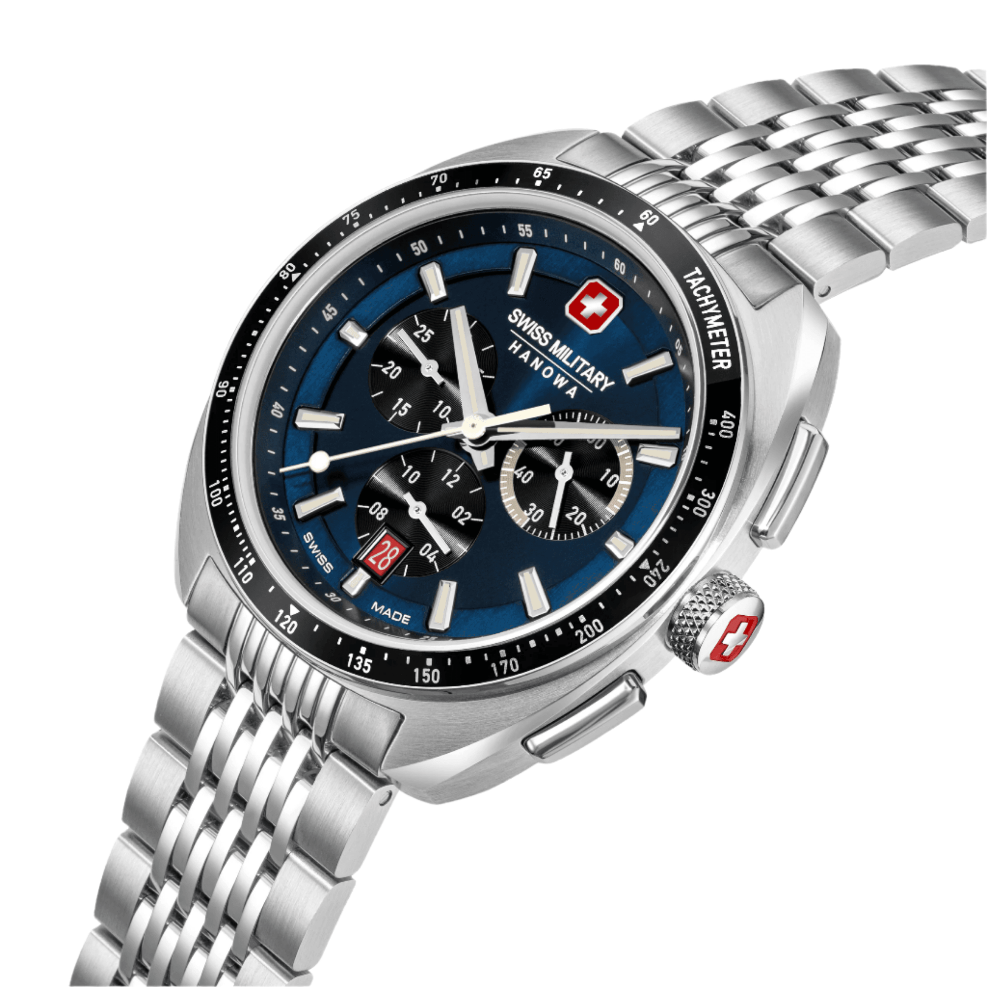DEFENDER - Blue/Silver - SwissAtelier