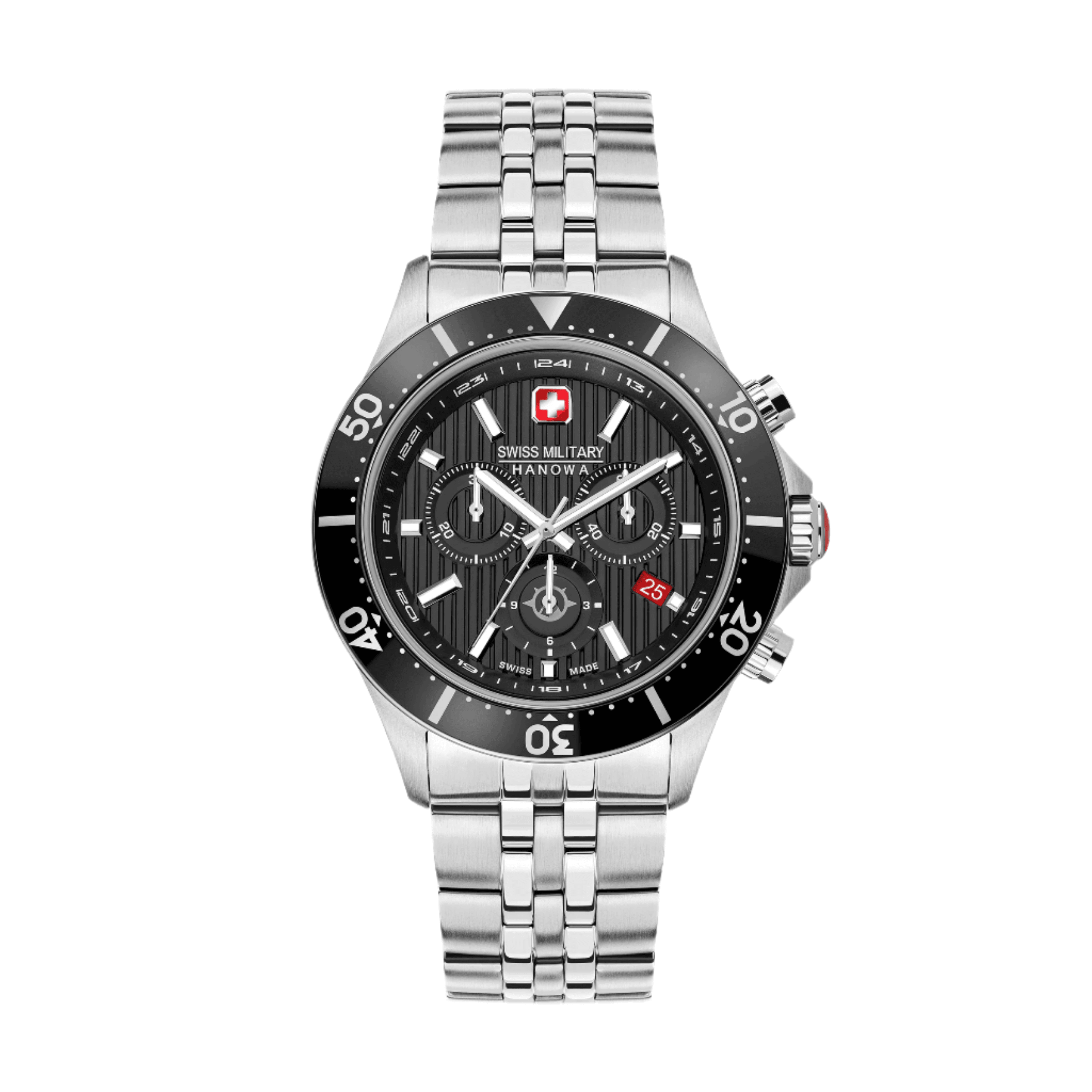 FLAGSHIP X CHRONO - Black/Silver - SwissAtelier