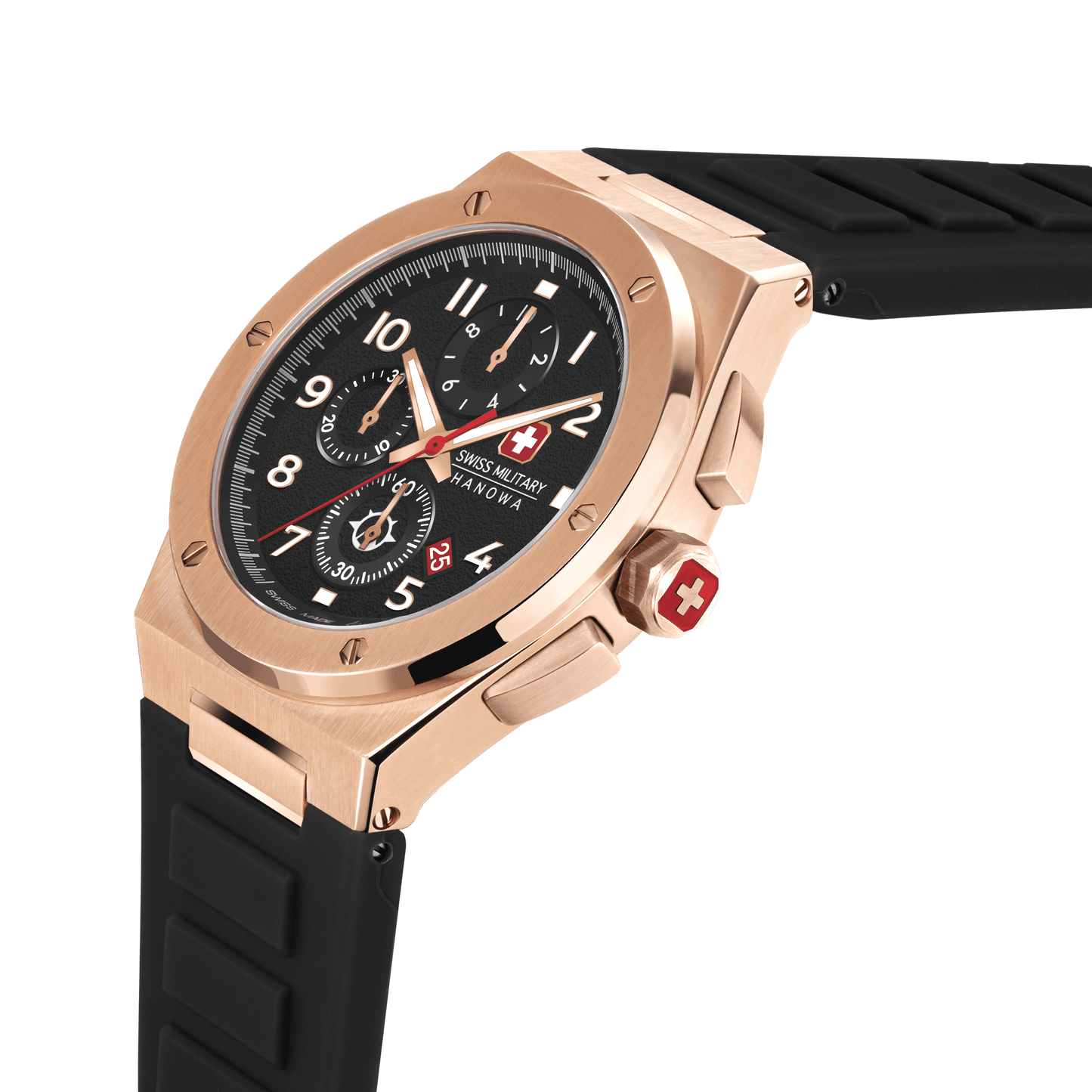 SONORAN CHRONO - Black/Rose gold - SwissAtelier