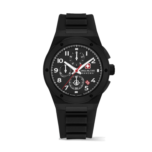 SONORAN CHRONO - Black/Silicone - SwissAtelier