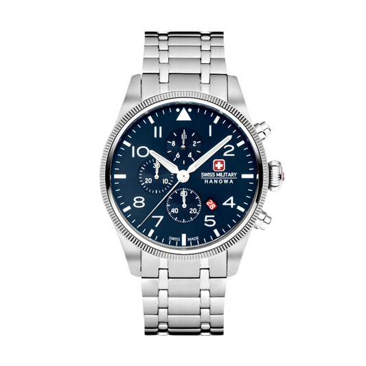 THUNDERBOLT CHRONO - Blue/Silver - SwissAtelier